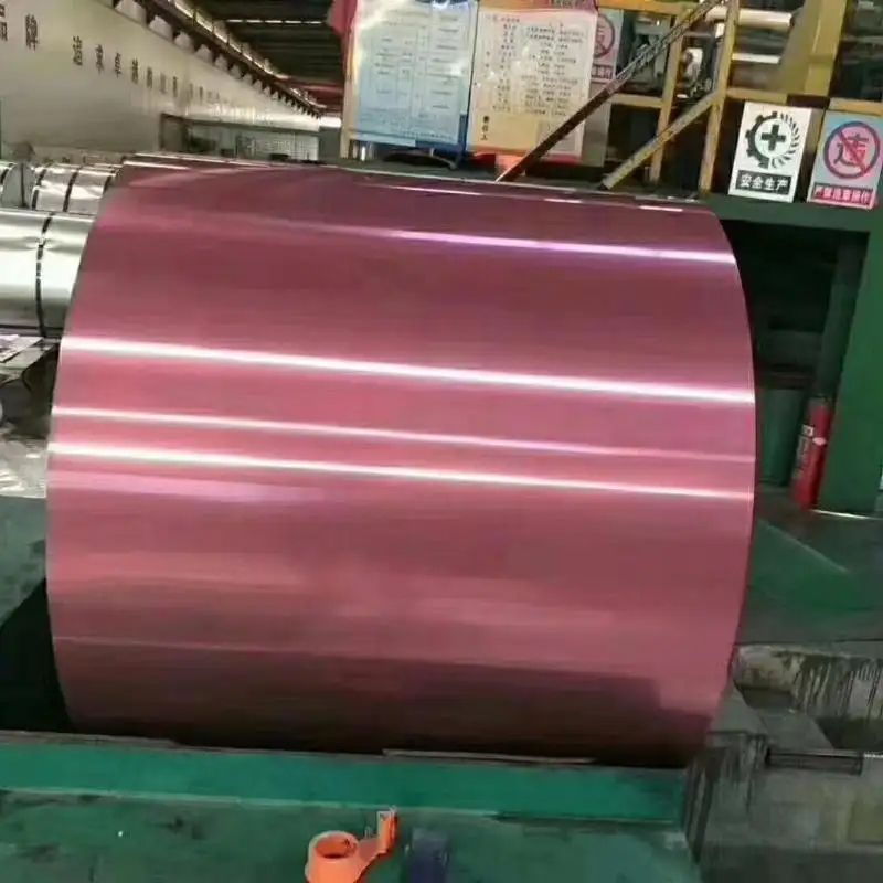 Color-coated aluminum coils